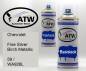 Preview: Chevrolet, Fine Silver Birch Metallic, 59 / WA926L: 400ml Sprühdose + 400ml Klarlack - Set, von ATW Autoteile West.